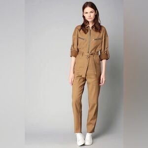 IRO Tan Utility Jumpsuit